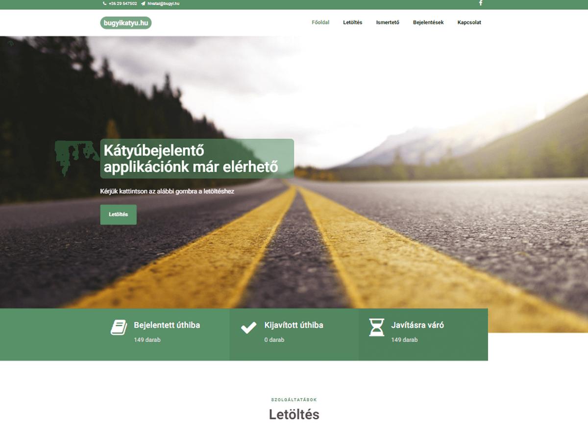 Egyedi webalkalmazás fejlesztés - bugyikatyu.hu - 1