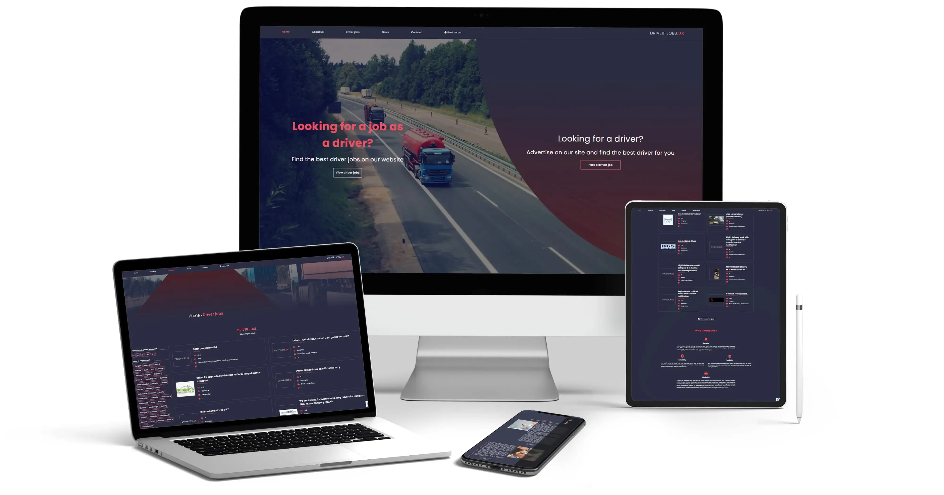 Weboldal készítés - driver-jobs.uk - 4