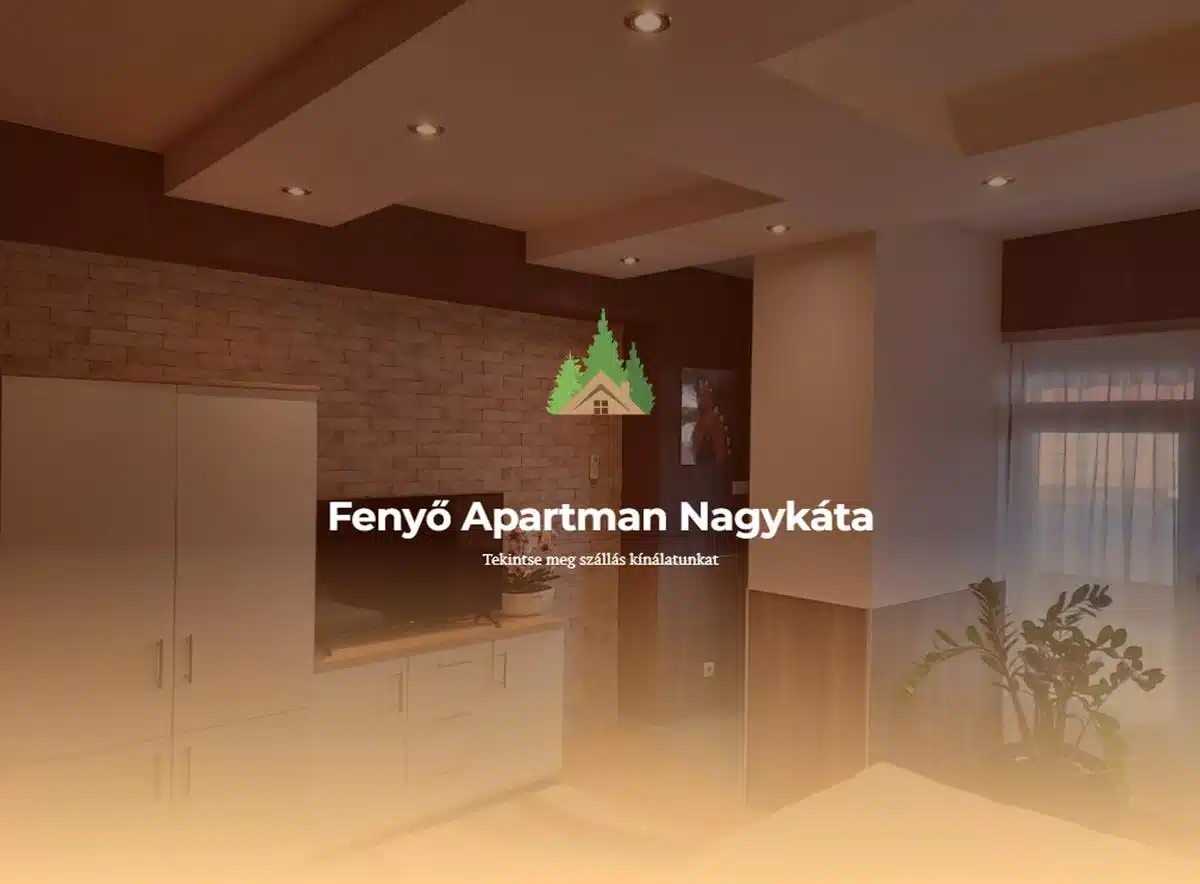 Weboldal készítés - fenyo-apartman.hu - 2
