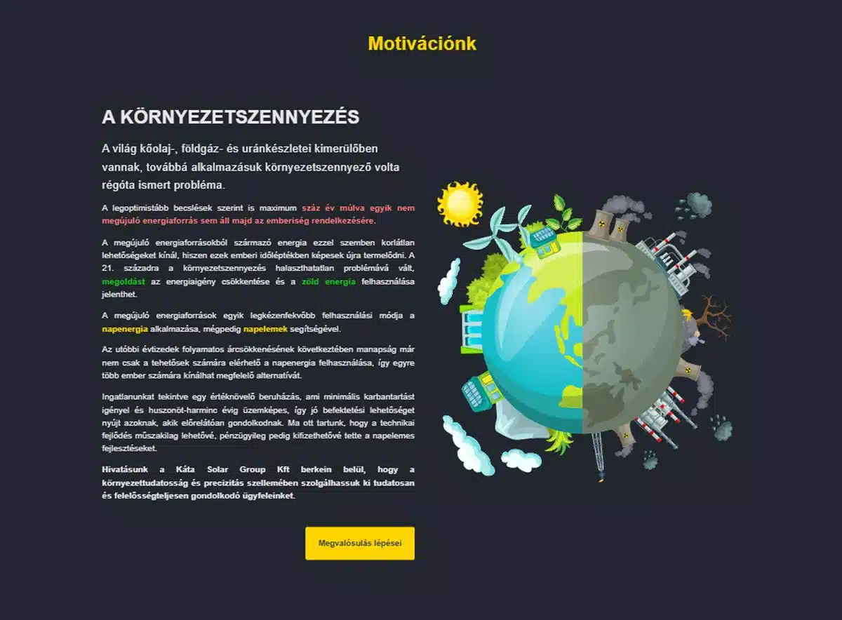 Weboldal készítés - katasolargroup.hu - 3