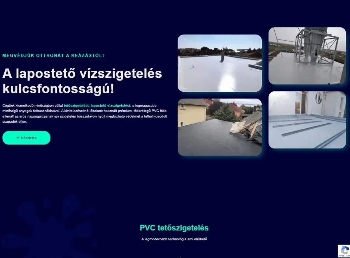 Weboldal készítés - laposteto-vizszigeteles.com - 3