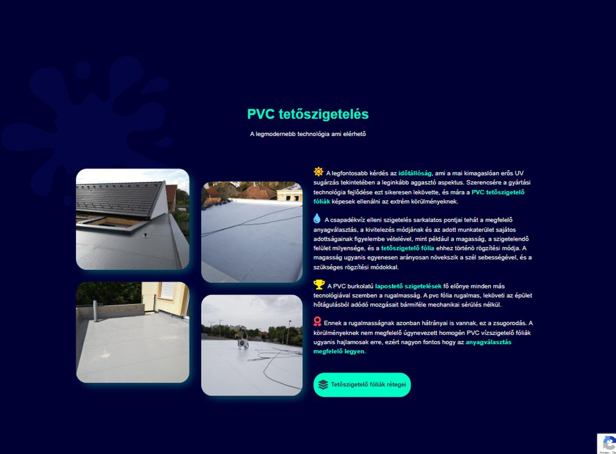 Weboldal készítés - laposteto-vizszigeteles.com - 1