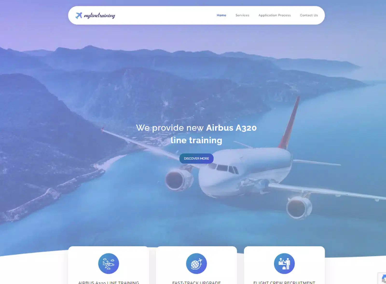 Weboldal készítés - mylinetraining.com - 2