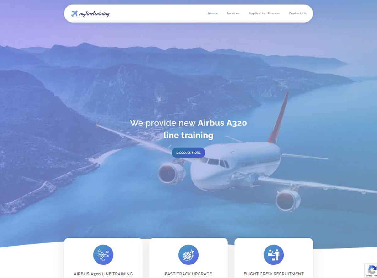 Weboldal készítés - mylinetraining.com - 1