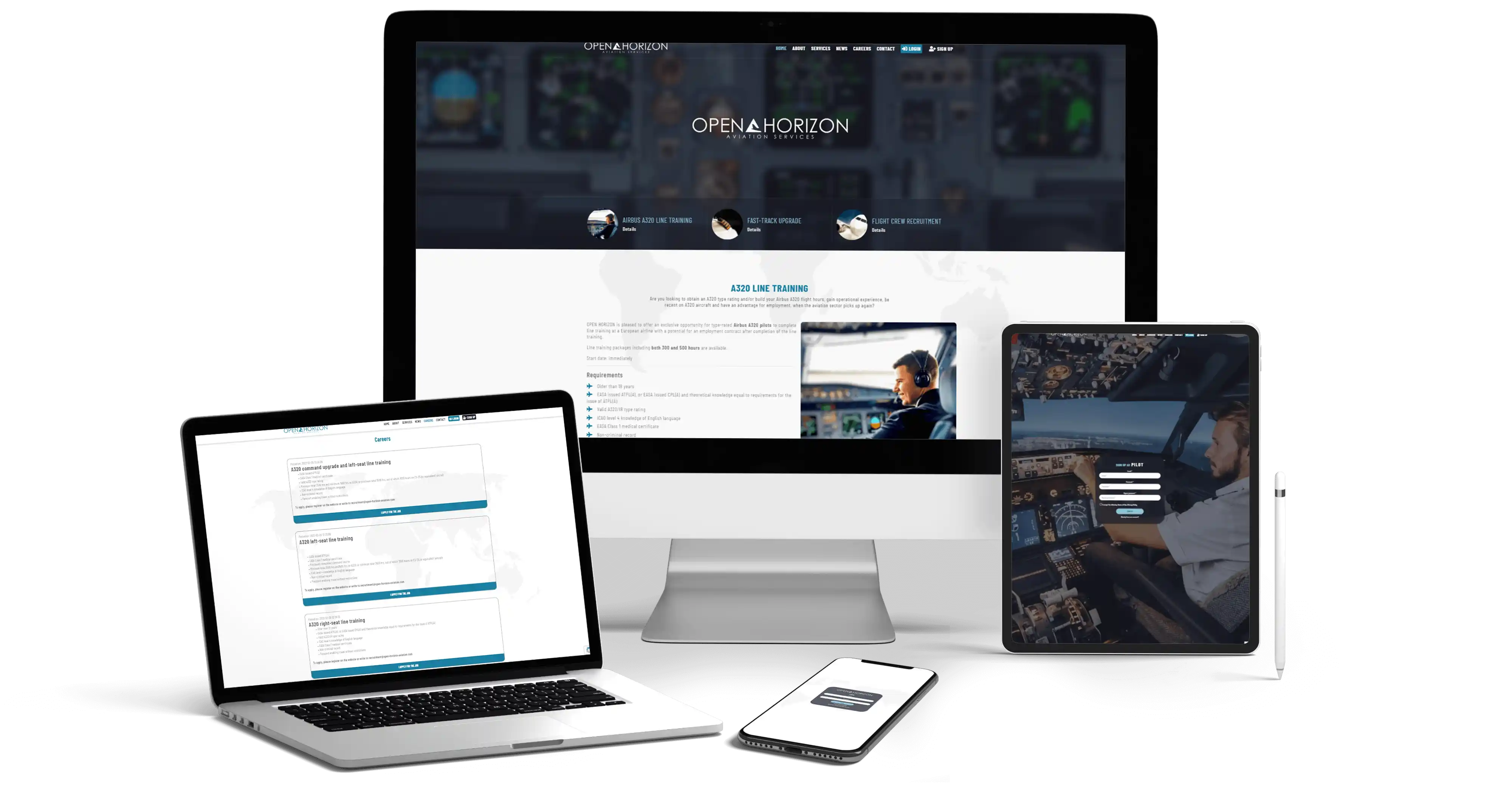 Egyedi webalkalmazás fejlesztés - open-horizon-aviation.com - 4